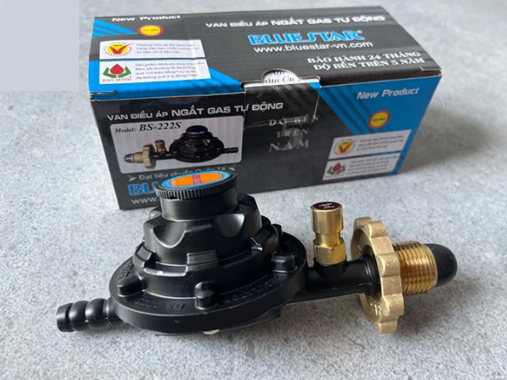 Van điều áp ngắt gas tự động Bluestar BS-222S