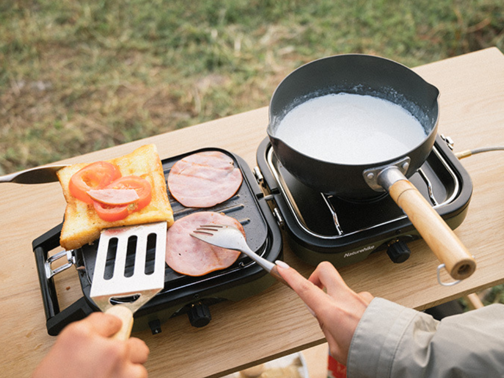 Bếp ga đôi gấp gọn Naturehike Glamping NH22RJ003
