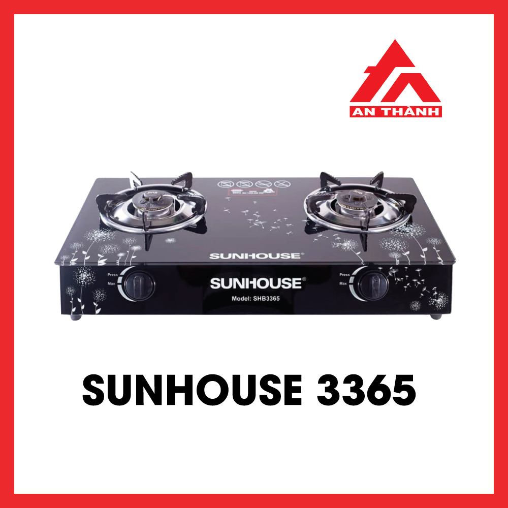 57354h2082B3100 Bếp Gas Đôi SunHouse 3365