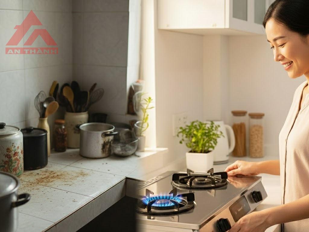 Bếp sáng nhà ấm lòng an