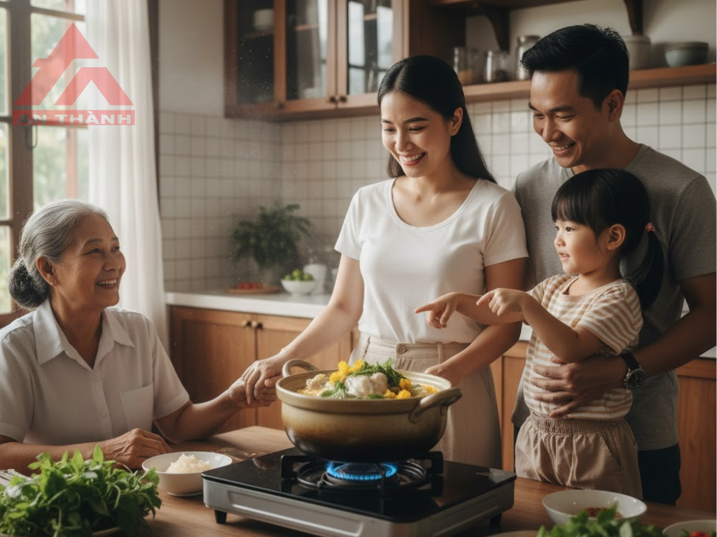 Căn bếp sáng nơi bắt đầu của mọi yêu thương