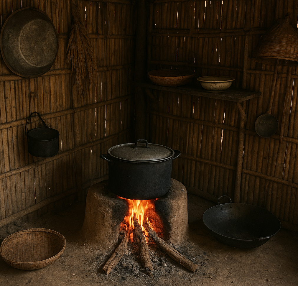 Mùi khói lam chiều hơi thở của quê hương