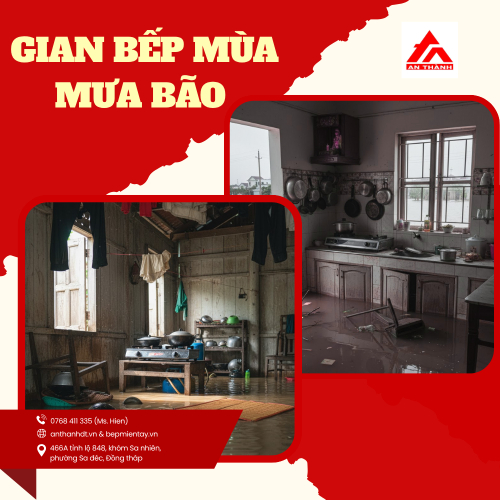 Giữ Ngọn Lửa Ấm Áp Trong Gian Bếp Mùa Mưa Bão