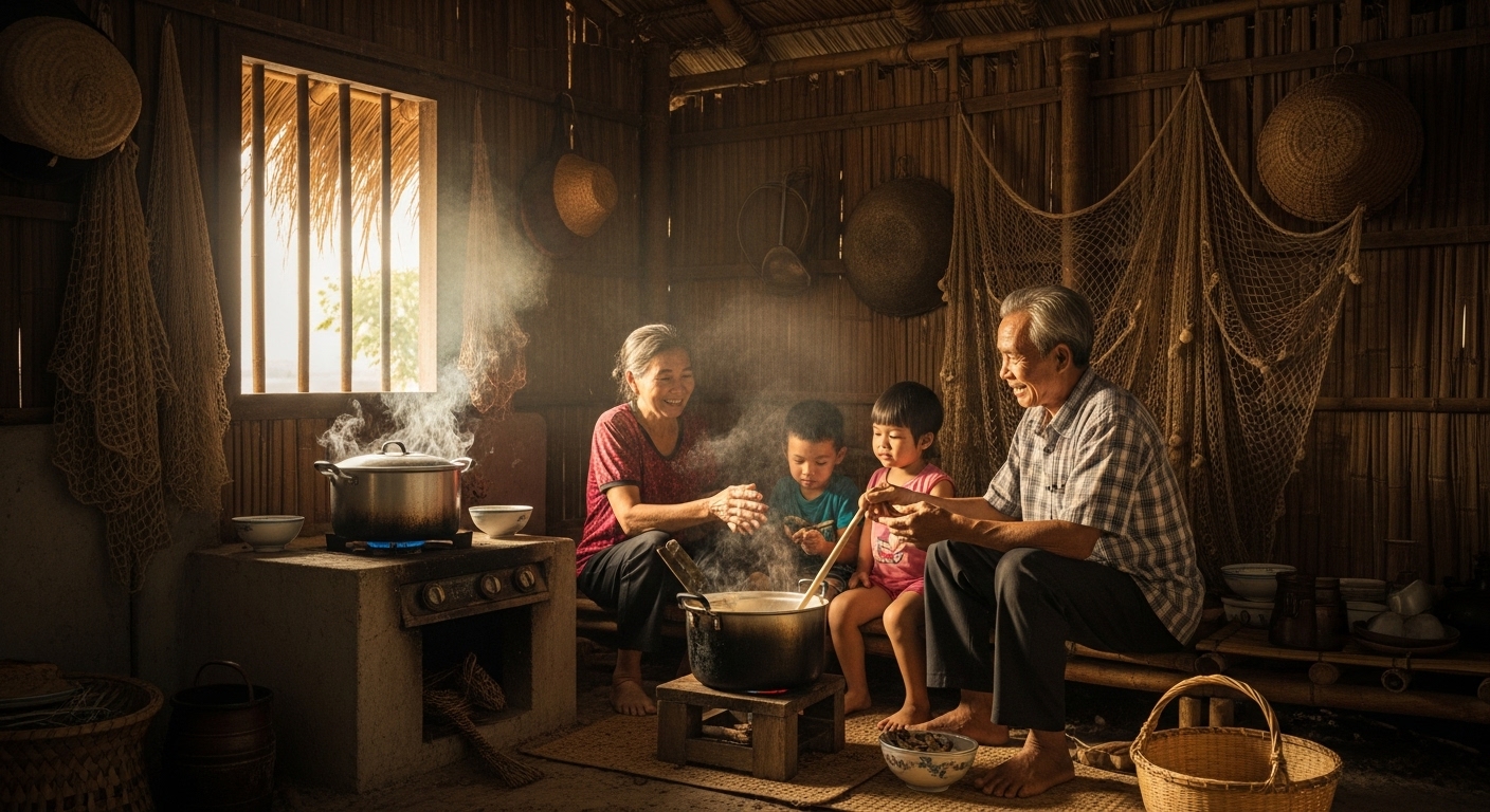 Ký ức bếp xưa: Nơi giữ lửa tâm hồn